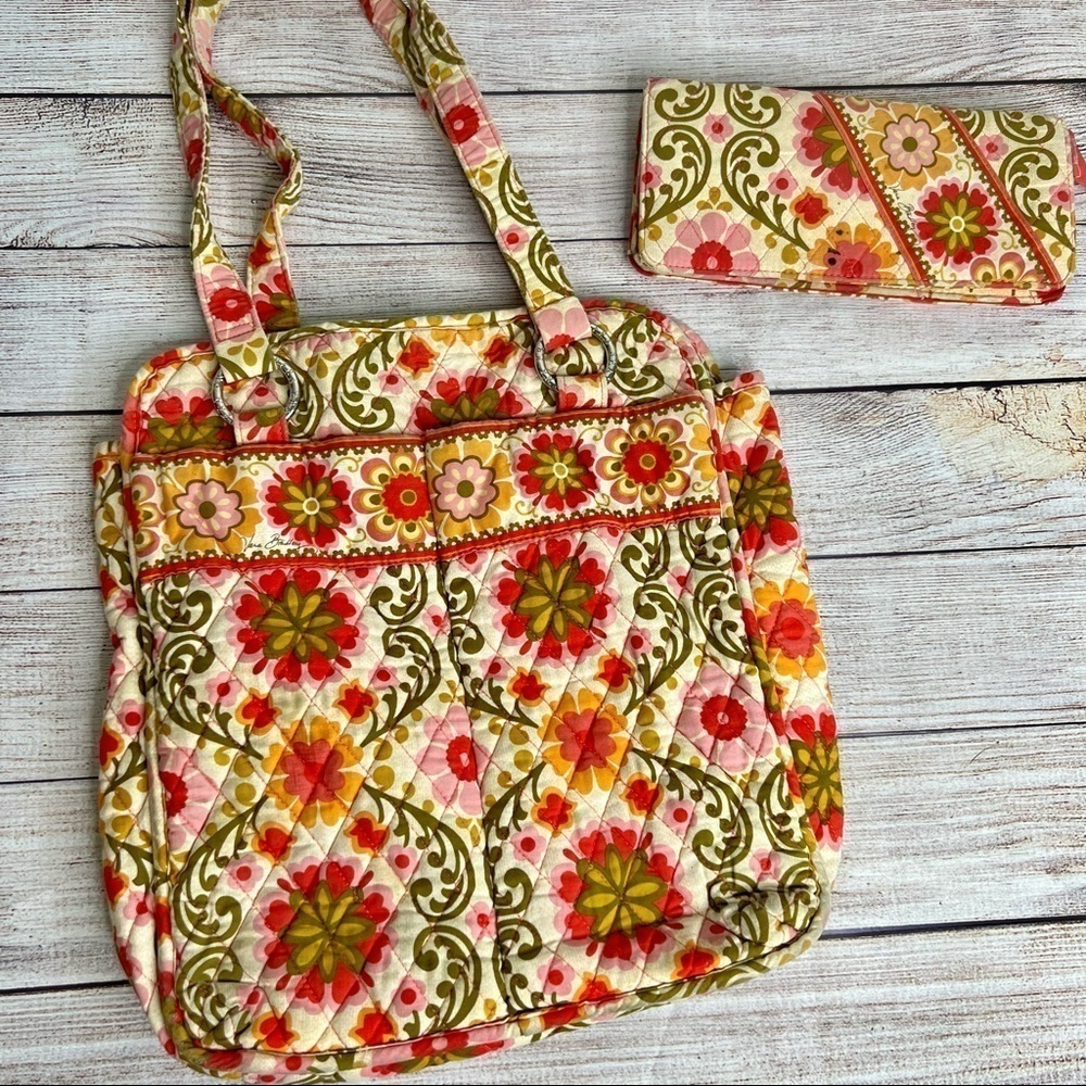 Vera Bradley Floral Purse & Wallet